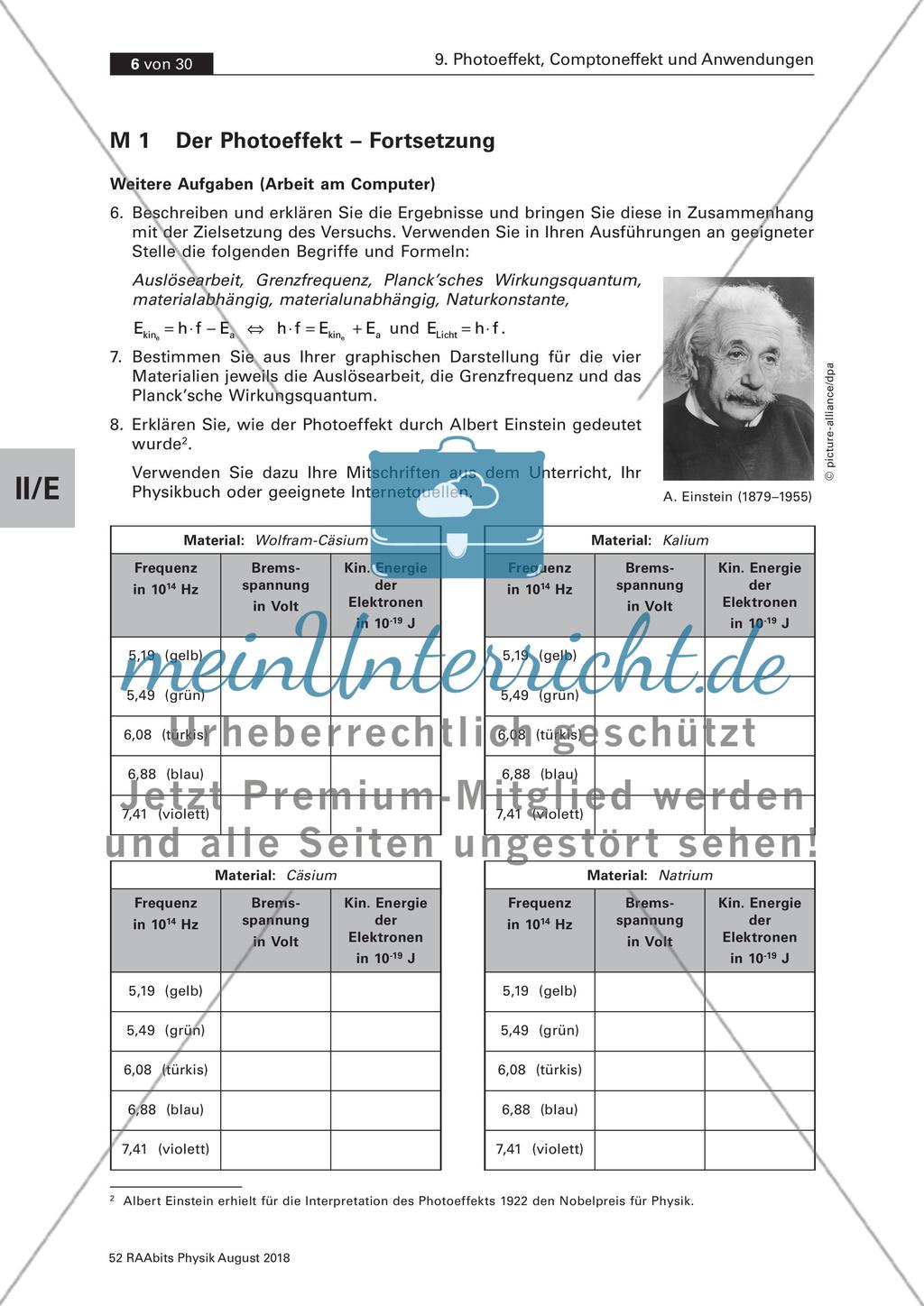 Photo- und Comptoneffekt: Teil 1 Preview 2