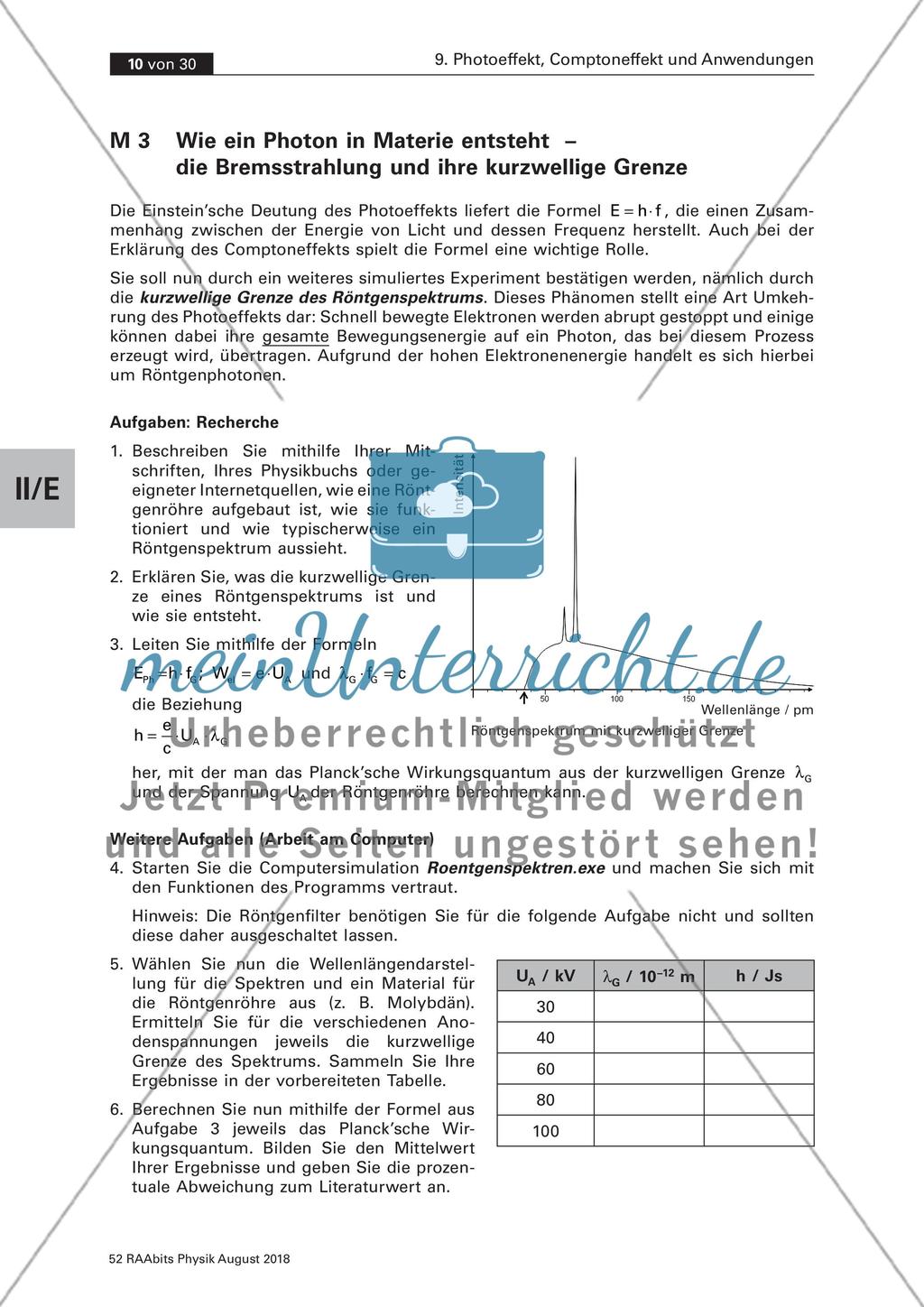 Photo- und Comptoneffekt: Teil 1 Preview 6