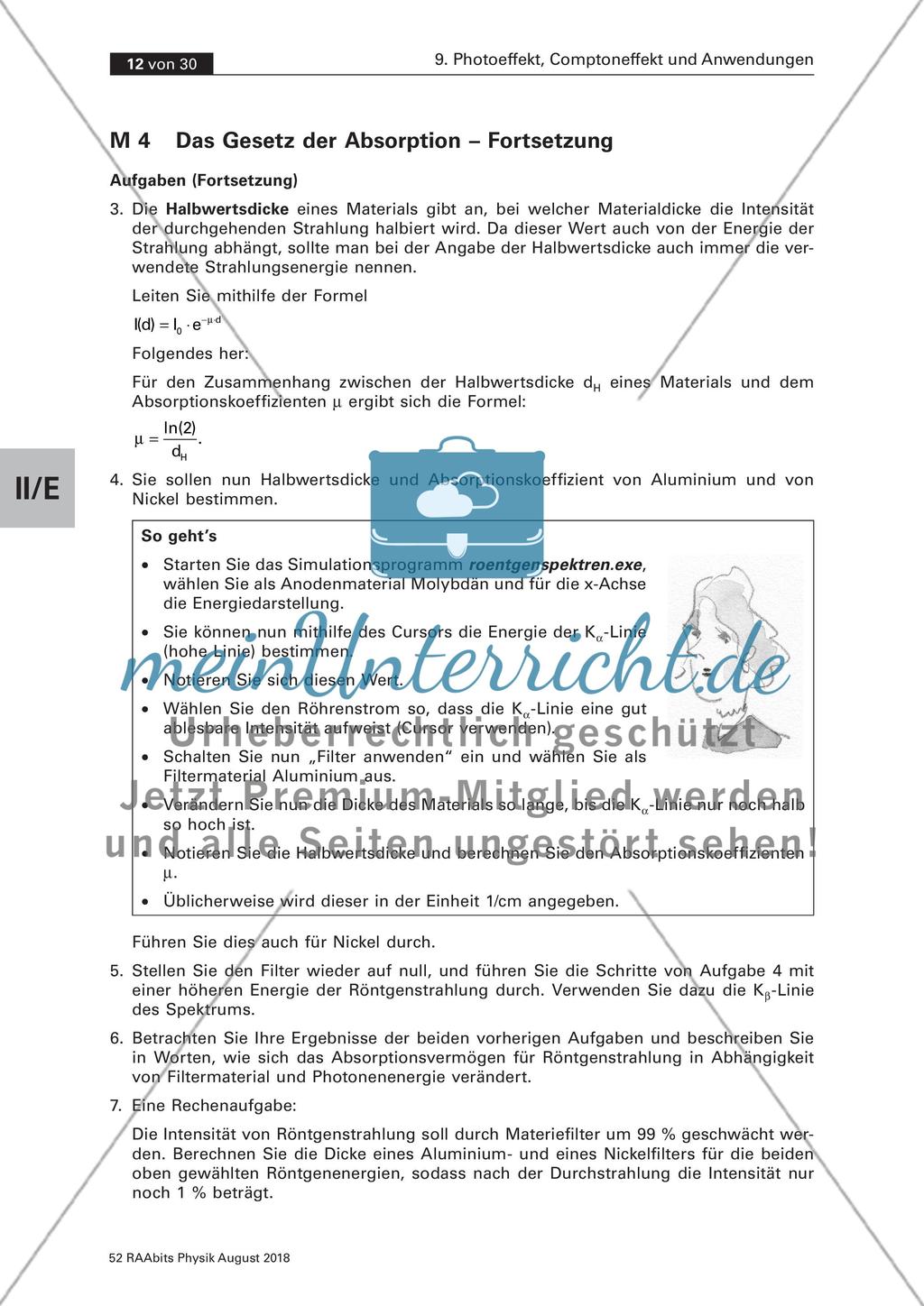 Photo- und Comptoneffekt: Teil 1 Preview 8