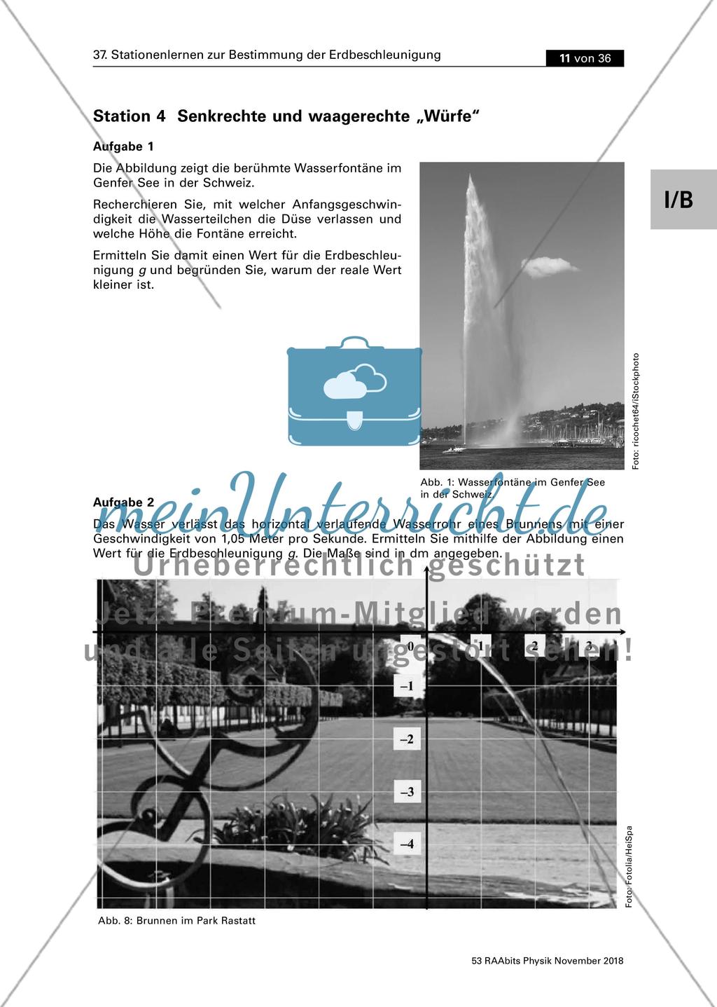 Die Bestimmung der Erdbeschleunigung g Preview 4