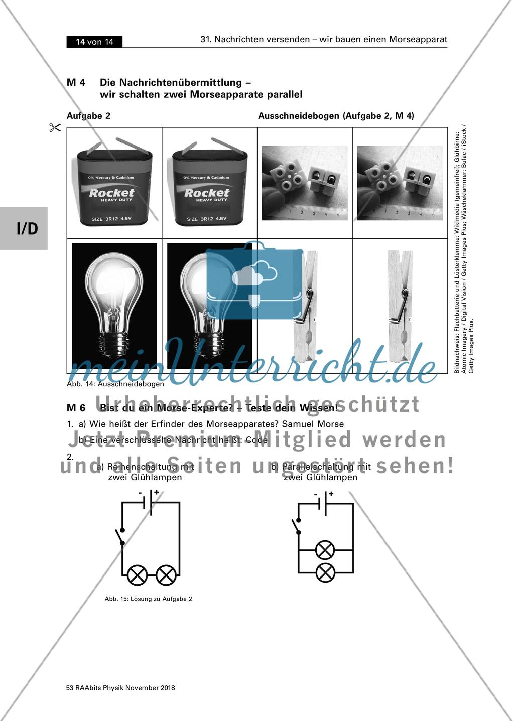 Nachrichten versenden - wir bauen einen Morseapparat Preview 14