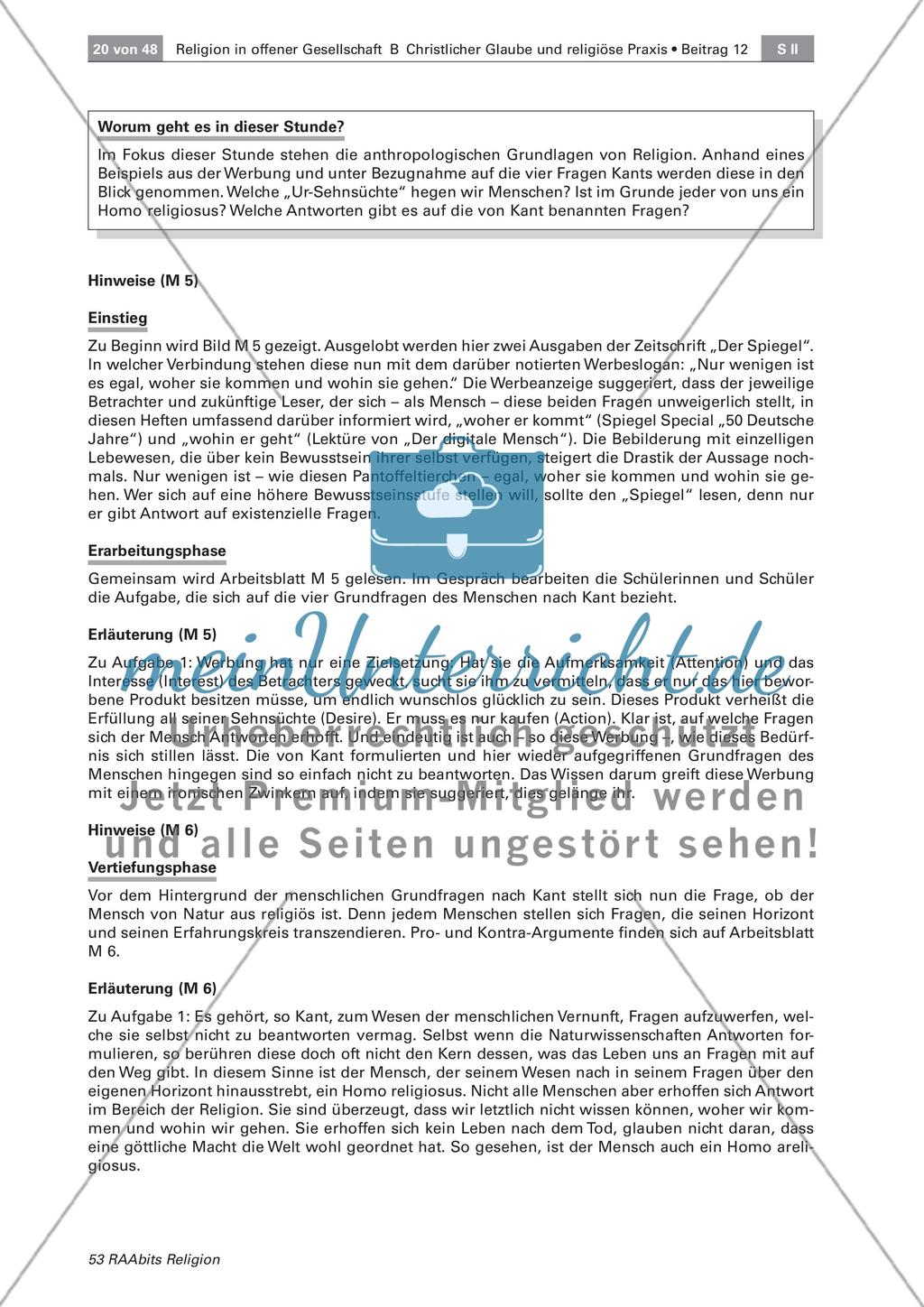Religiöse Sehnsüchte und deren Bedeutung in der heutigen Zeit Preview 4