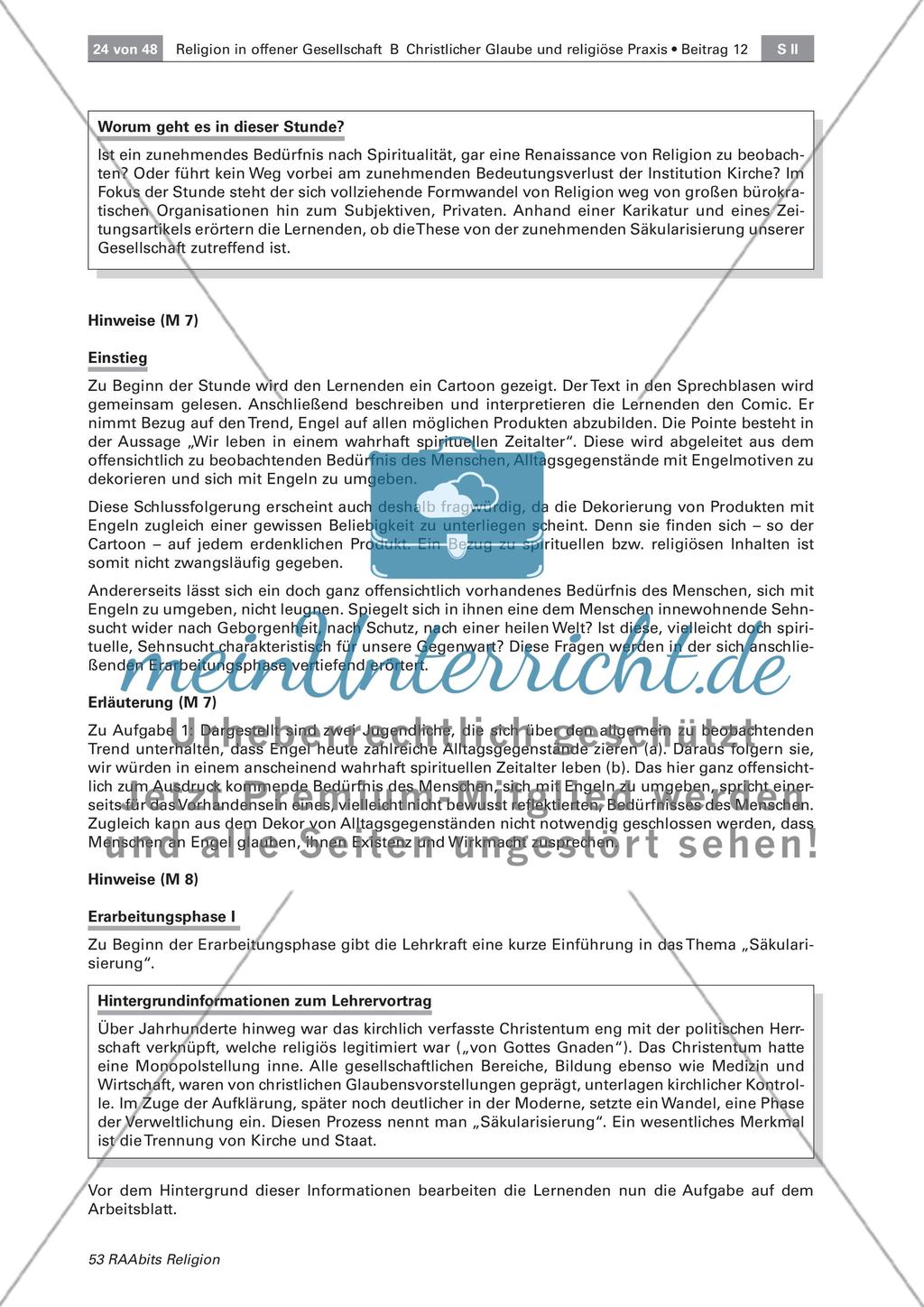 Religiöse Sehnsüchte und deren Bedeutung in der heutigen Zeit Preview 8
