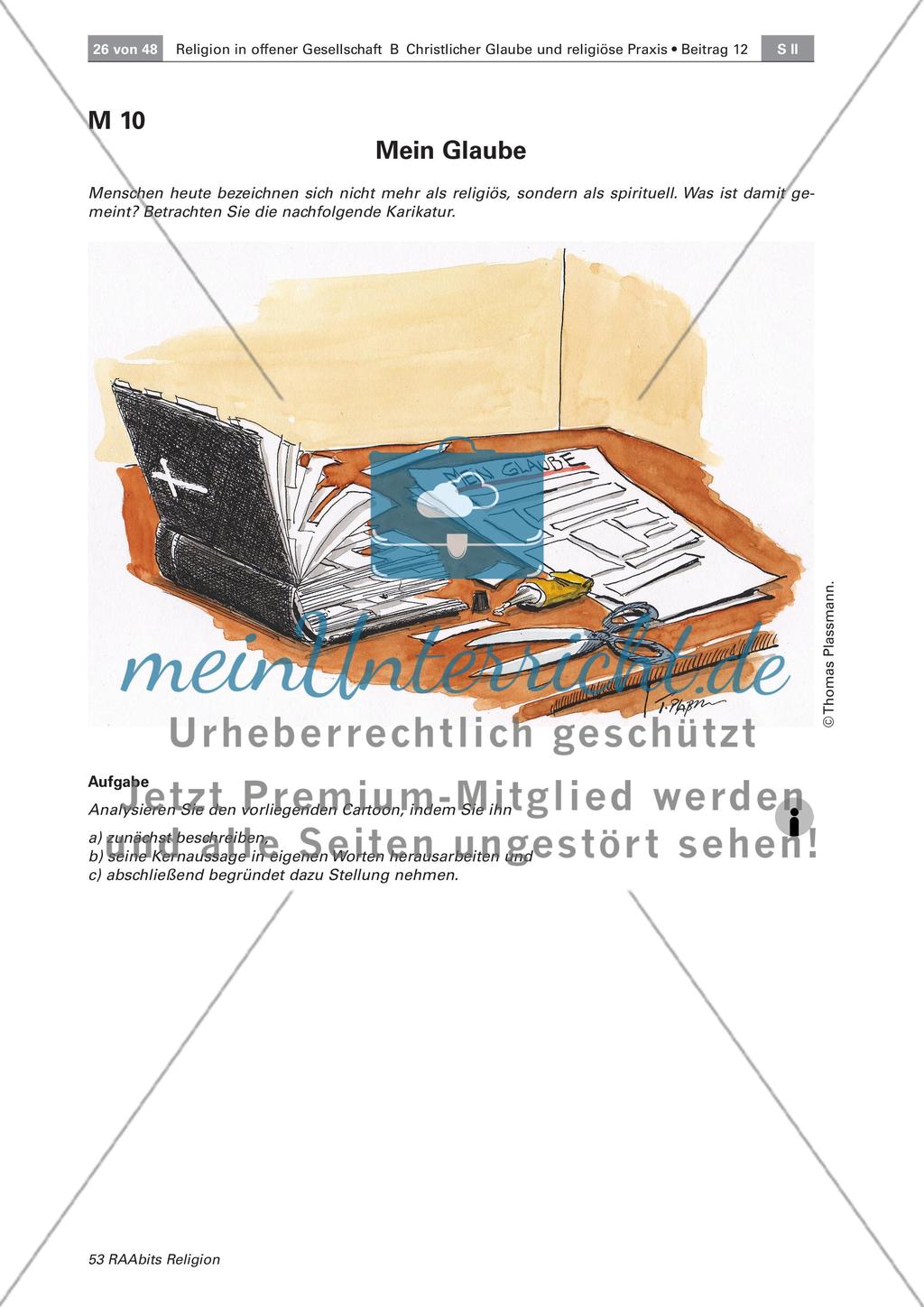 Die Religionsfreiheit im Unterricht mit Blick auf die rechtliche Grundlage Preview 1