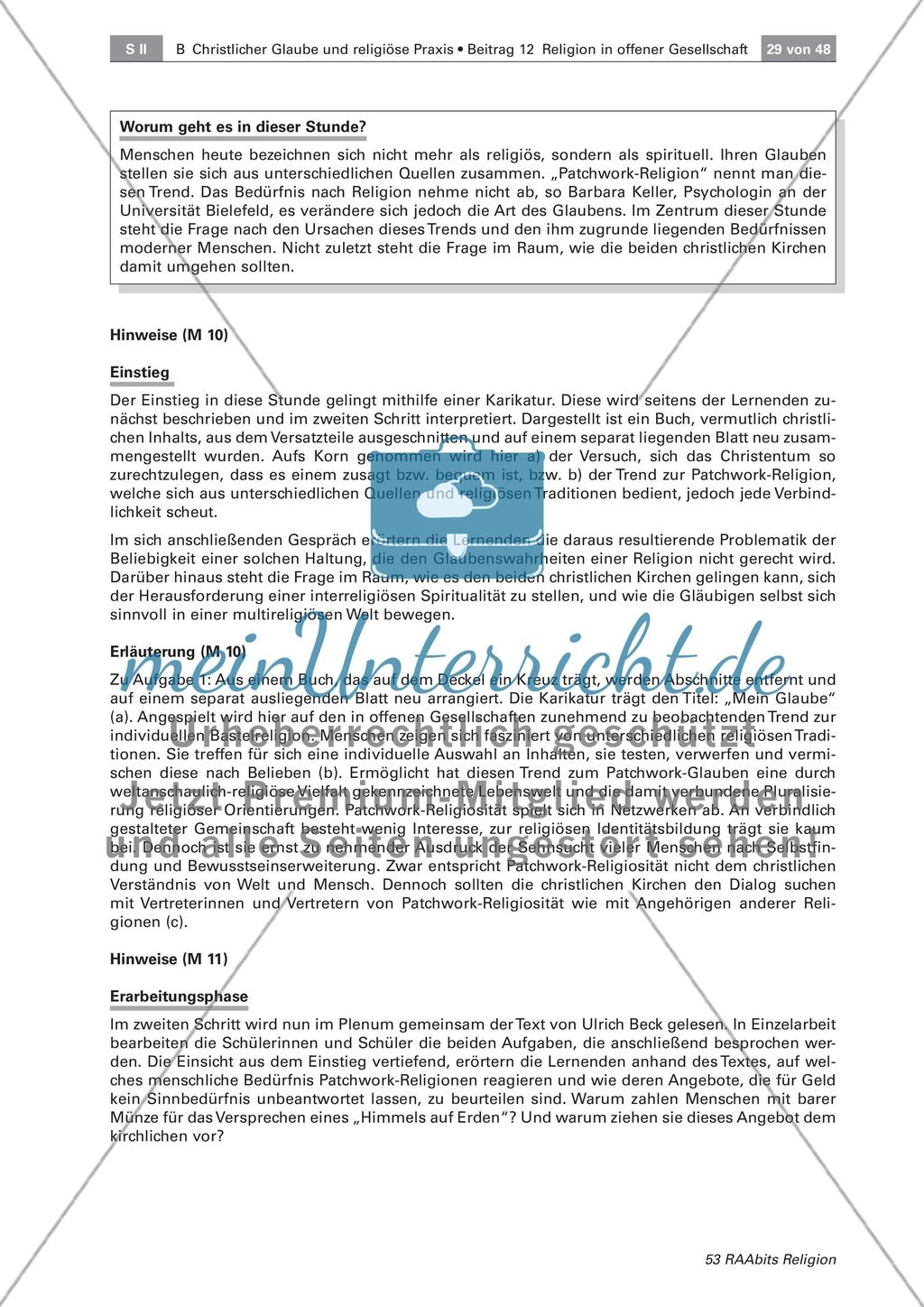 Die Religionsfreiheit im Unterricht mit Blick auf die rechtliche Grundlage Preview 4