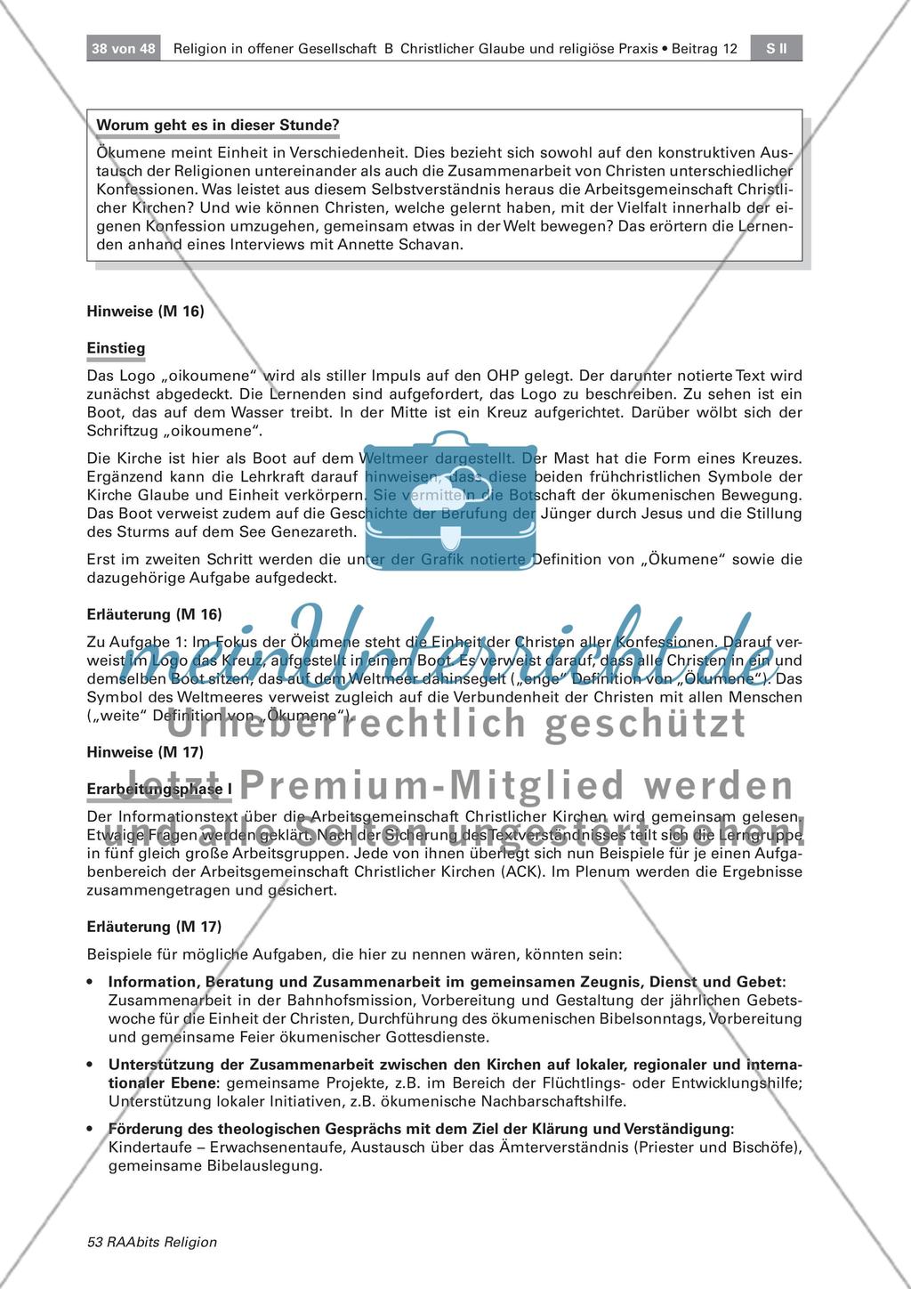 Die Ökumene: Ein interkonfessioneller Dialog Preview 4