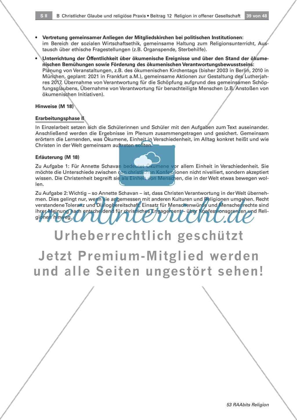 Die Ökumene: Ein interkonfessioneller Dialog Preview 5