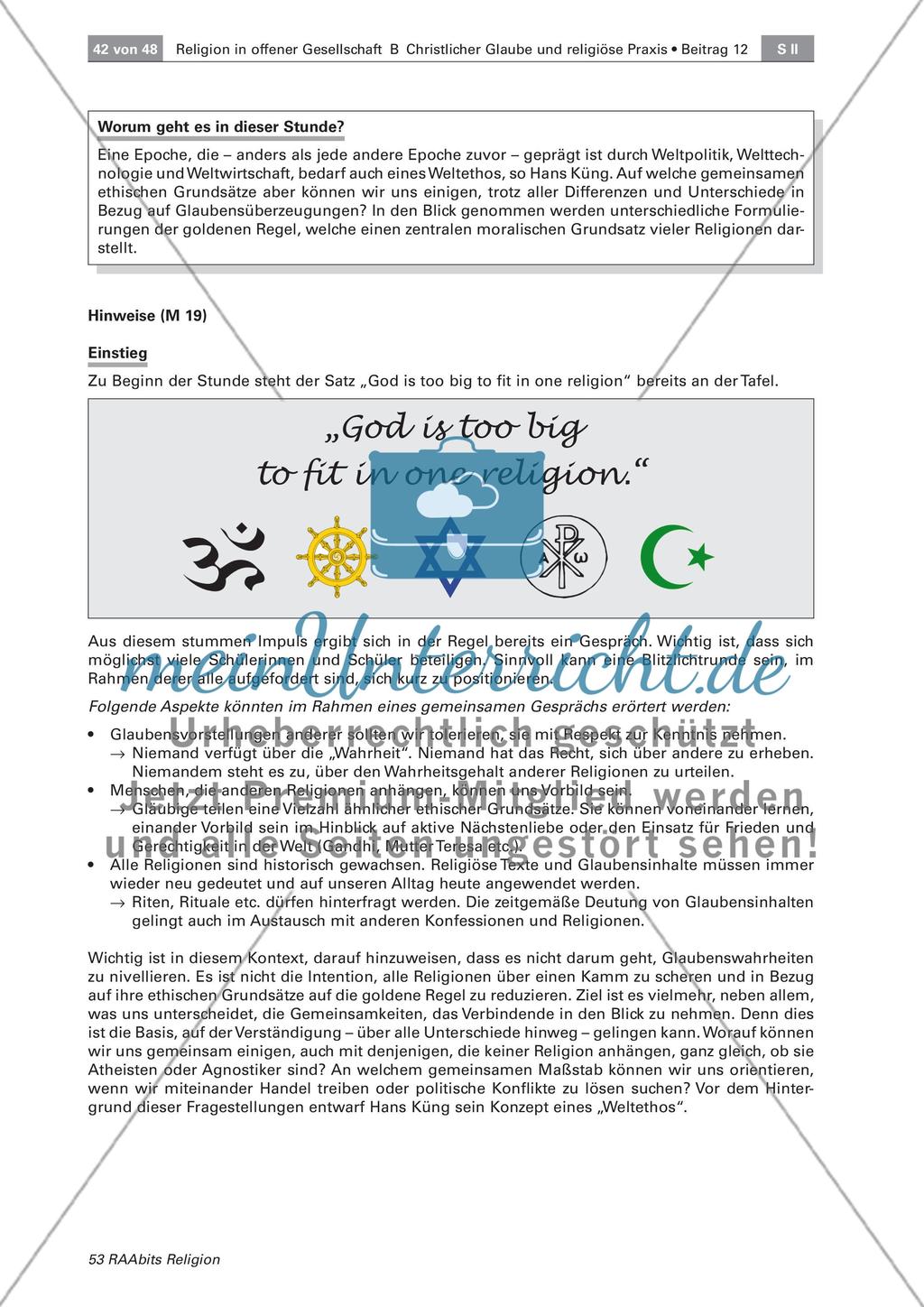 Der Religiöse Dialog und sprachliche Bilder der Bibel Preview 3