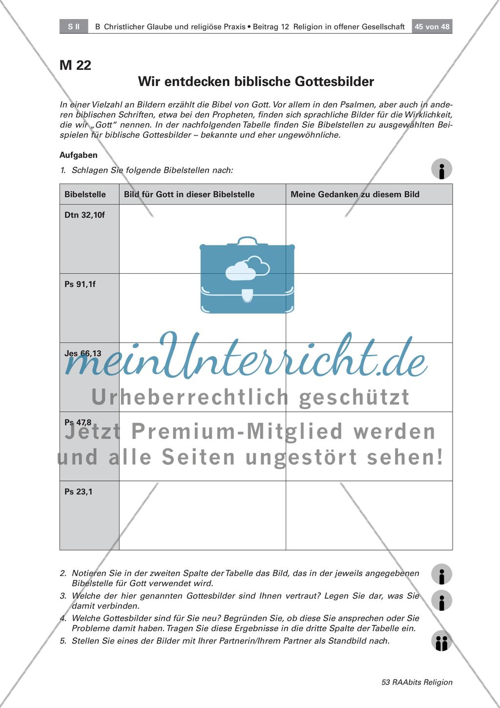 Der Religiöse Dialog und sprachliche Bilder der Bibel Preview 6