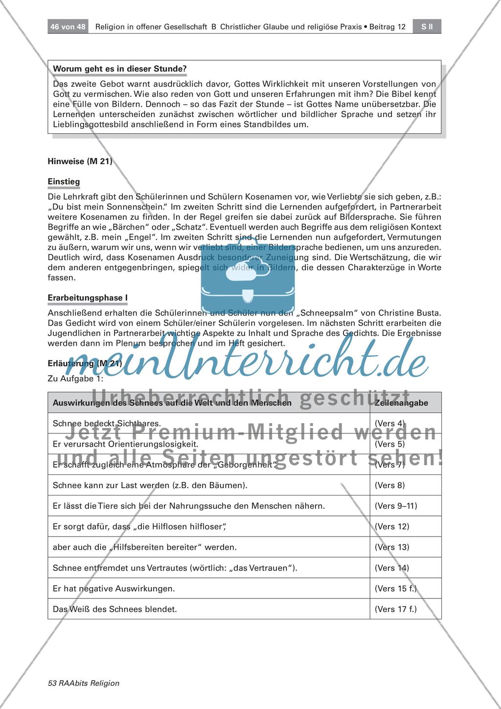 Der Religiöse Dialog und sprachliche Bilder der Bibel Preview 7