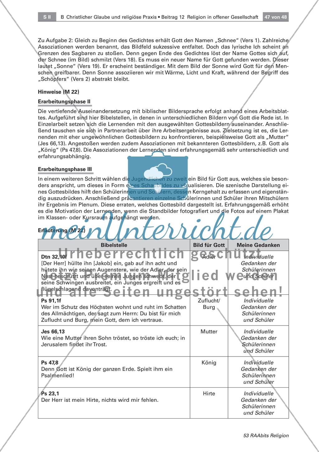 Der Religiöse Dialog und sprachliche Bilder der Bibel Preview 8