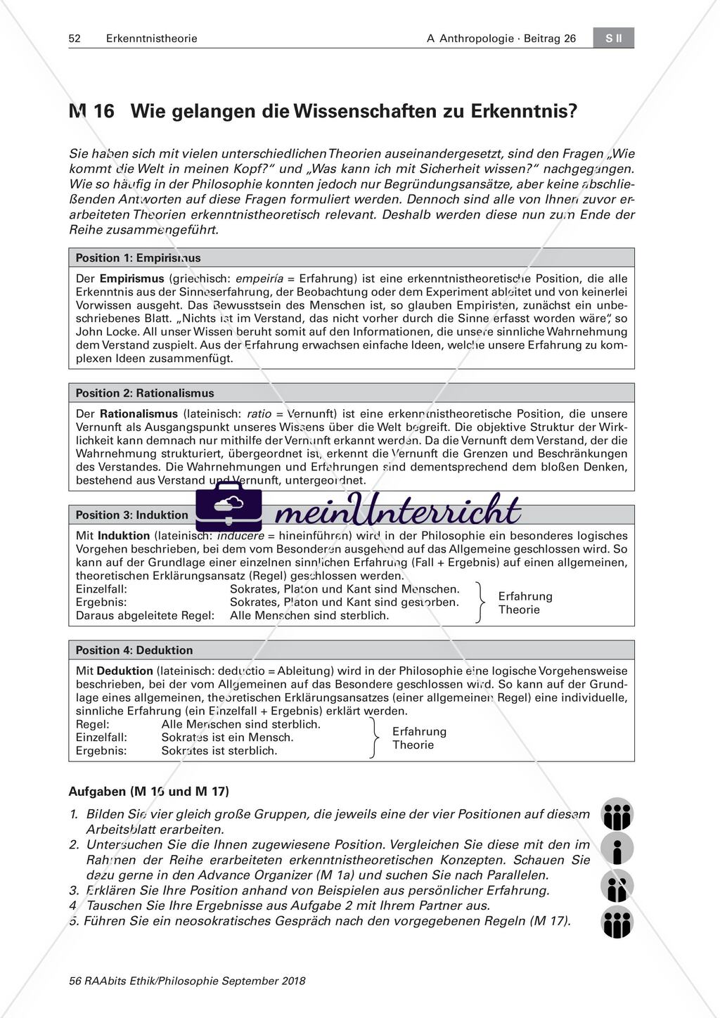 Empirismus und Rationalismus im Vergleich Preview 1