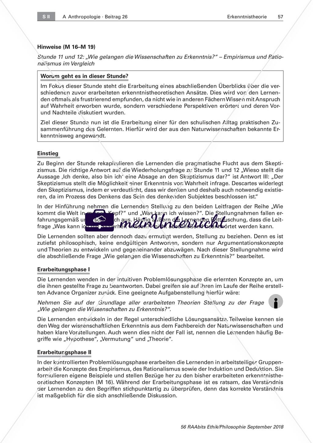 Empirismus und Rationalismus im Vergleich Preview 6