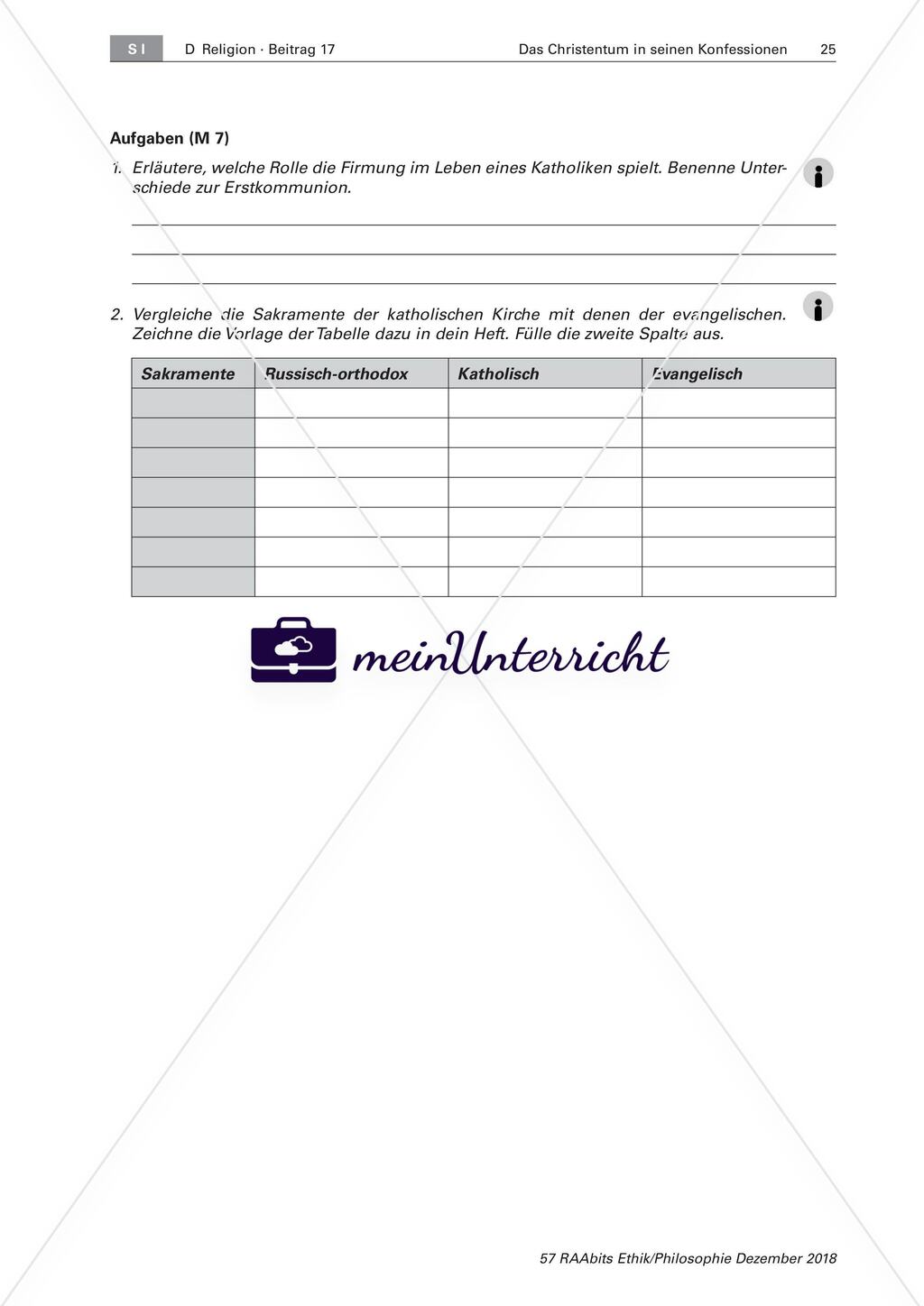 Sakramente: Kommunion, Konfirmation, Firmung Preview 4