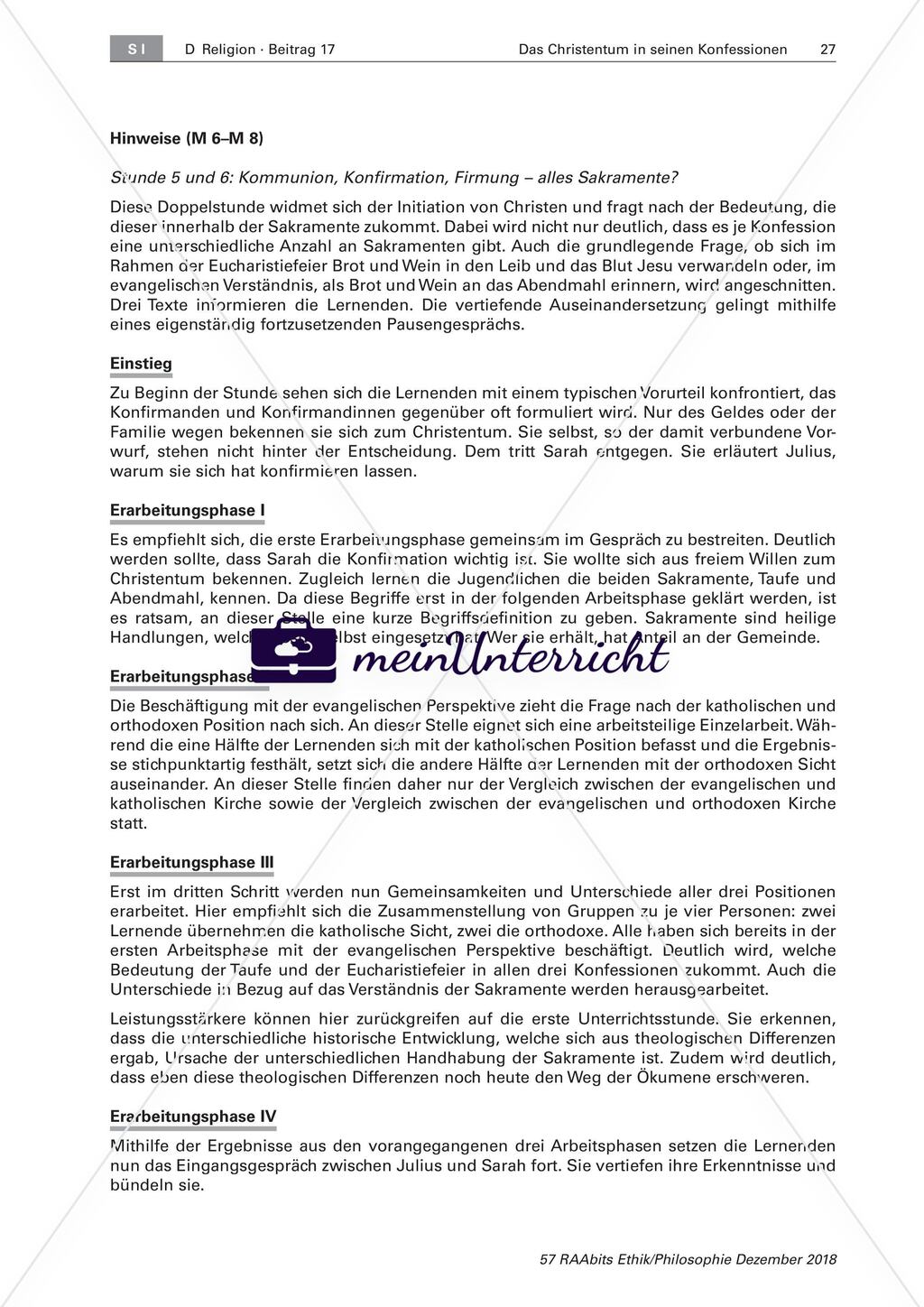 Sakramente: Kommunion, Konfirmation, Firmung Preview 6