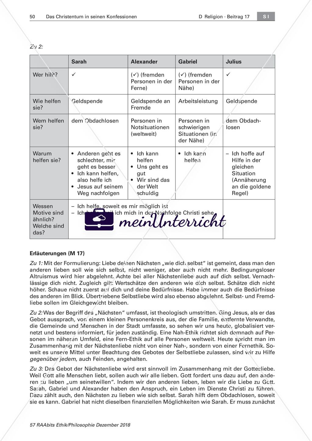 Christliches Ethos: gelebte Nächstenliebe Preview 8