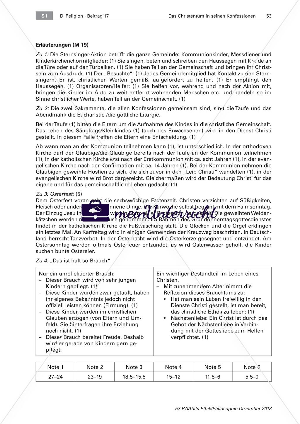 Lernerfolgskontrolle: Sternsinger Preview 2