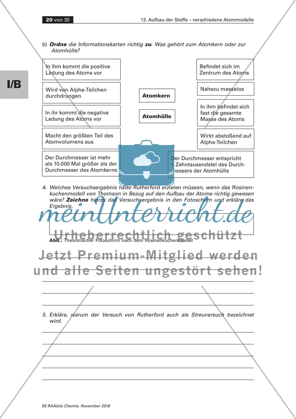 Aufbau der Stoffe verschiedene Atommodelle: Teil 2 Preview 10