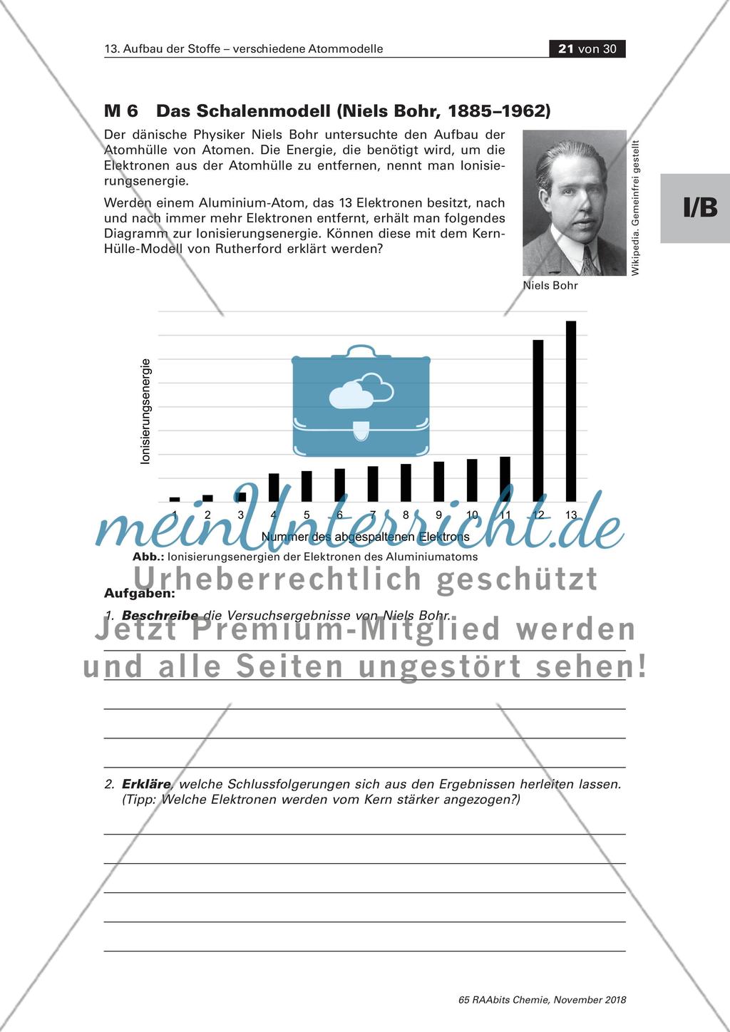 Aufbau der Stoffe verschiedene Atommodelle: Teil 2 Preview 11