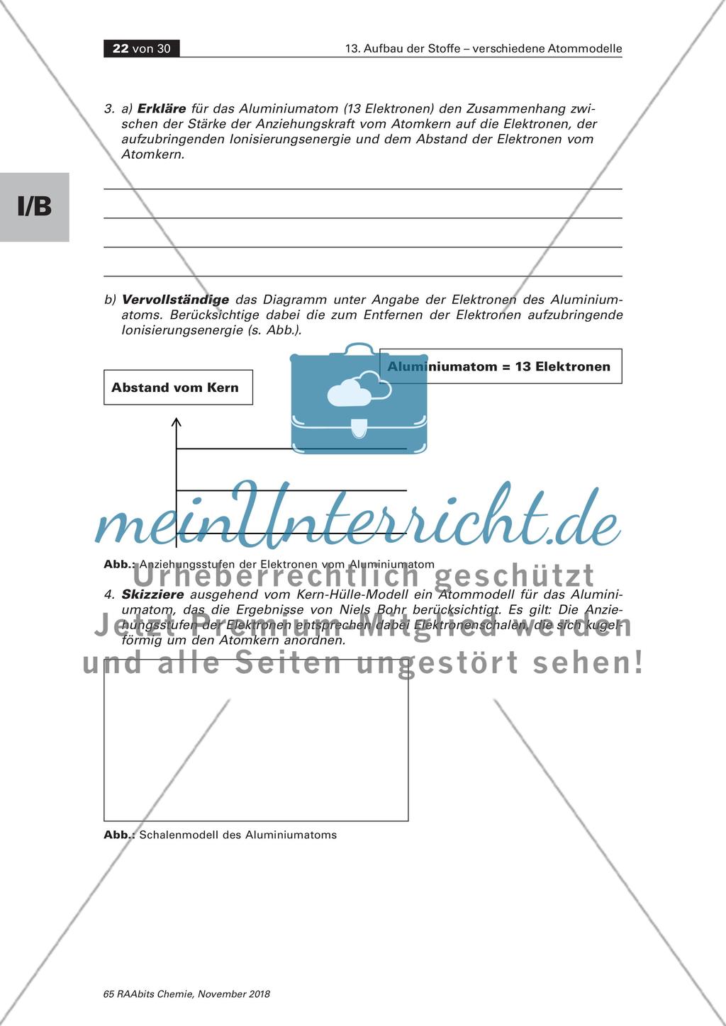 Aufbau der Stoffe verschiedene Atommodelle: Teil 2 Preview 12