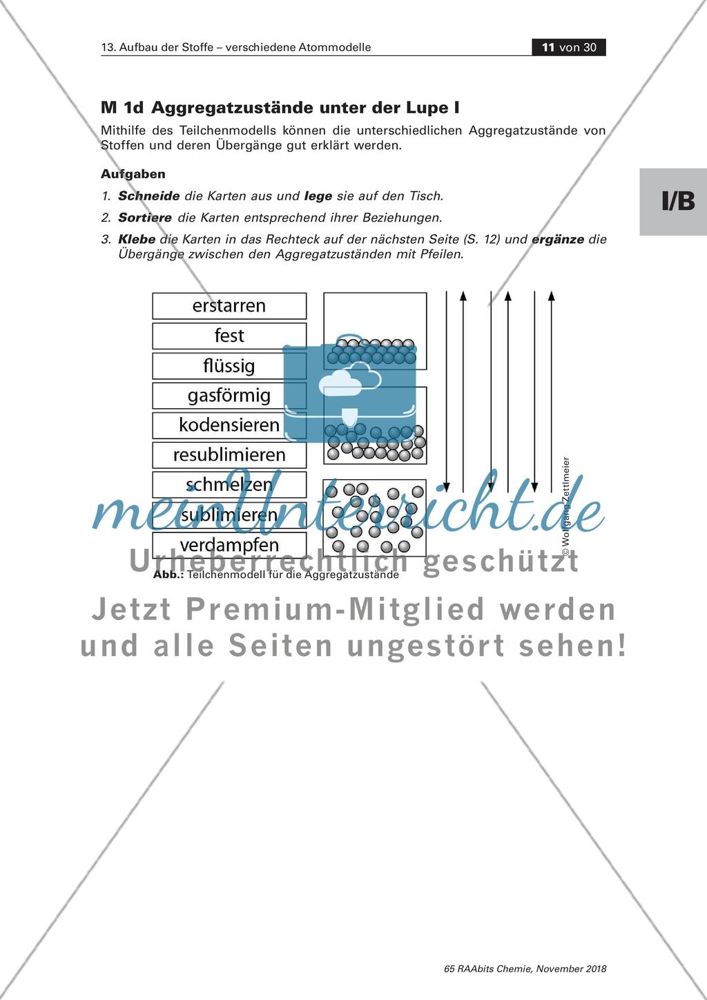 Aufbau der Stoffe verschiedene Atommodelle: Teil 2 Preview 1