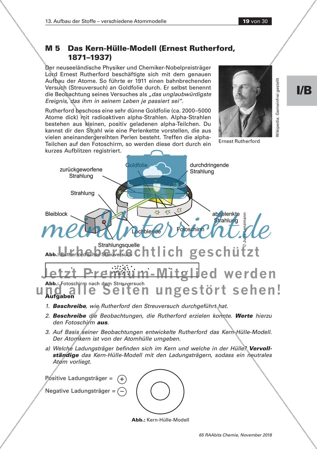 Aufbau der Stoffe verschiedene Atommodelle: Teil 2 Preview 9