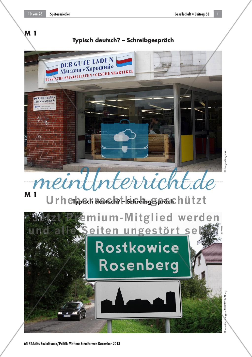 Gruppen von Migranten: Aussiedler und Spätaussiedler Preview 2