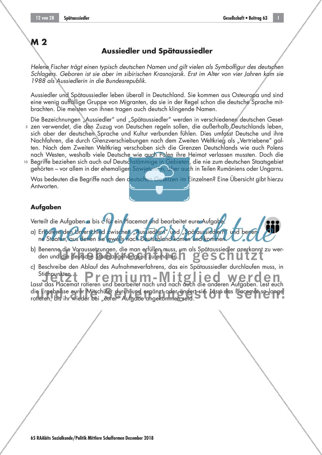 Gruppen von Migranten: Aussiedler und Spätaussiedler Preview 4