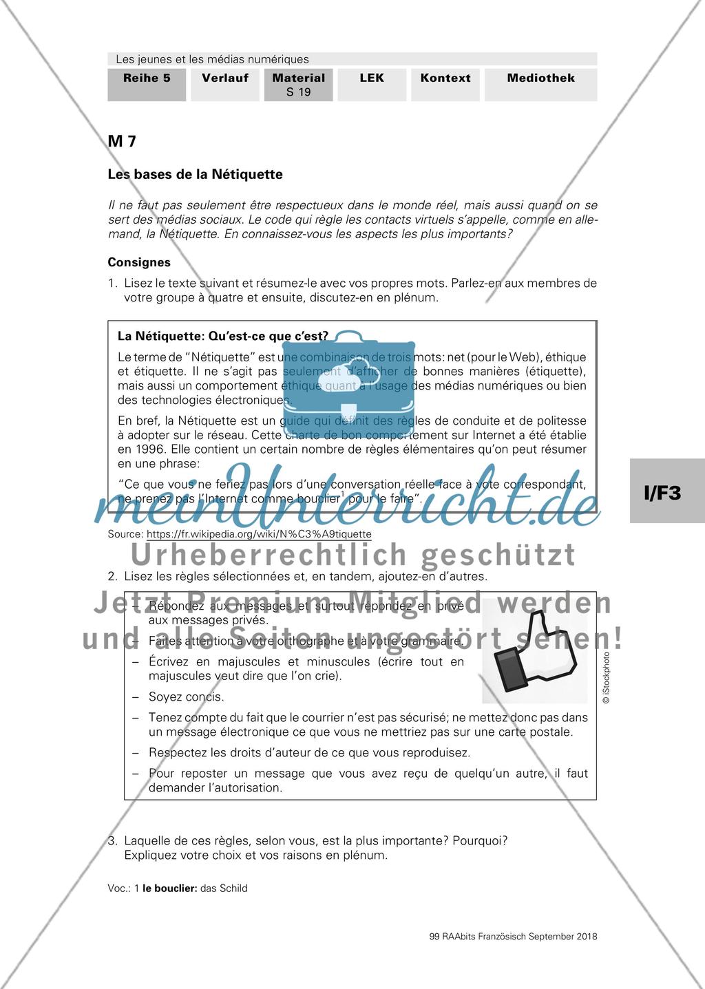 Jugendliche und Digitale Medien: Netiquette Preview 5