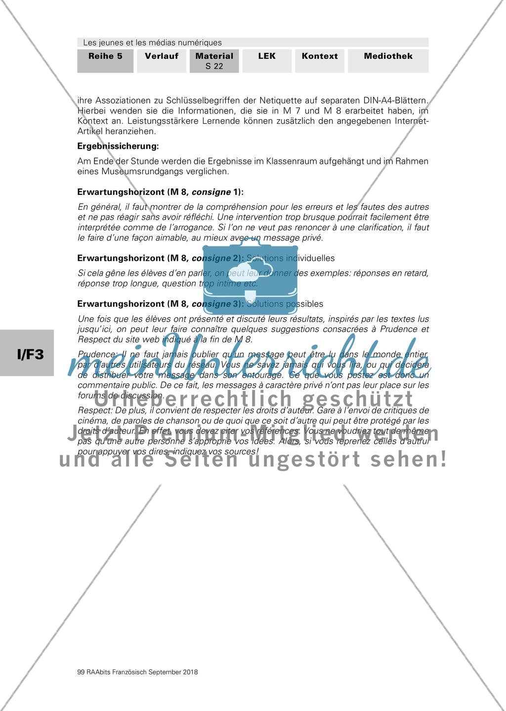 Jugendliche und Digitale Medien: Netiquette Preview 8