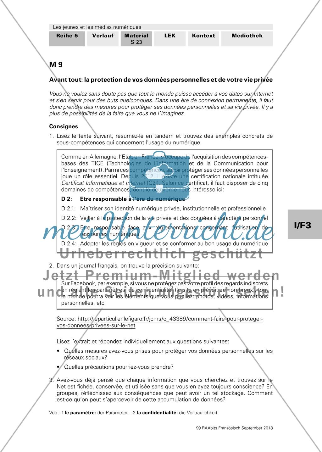 Jugendliche und Digitale Medien: Datenschutz Preview 1