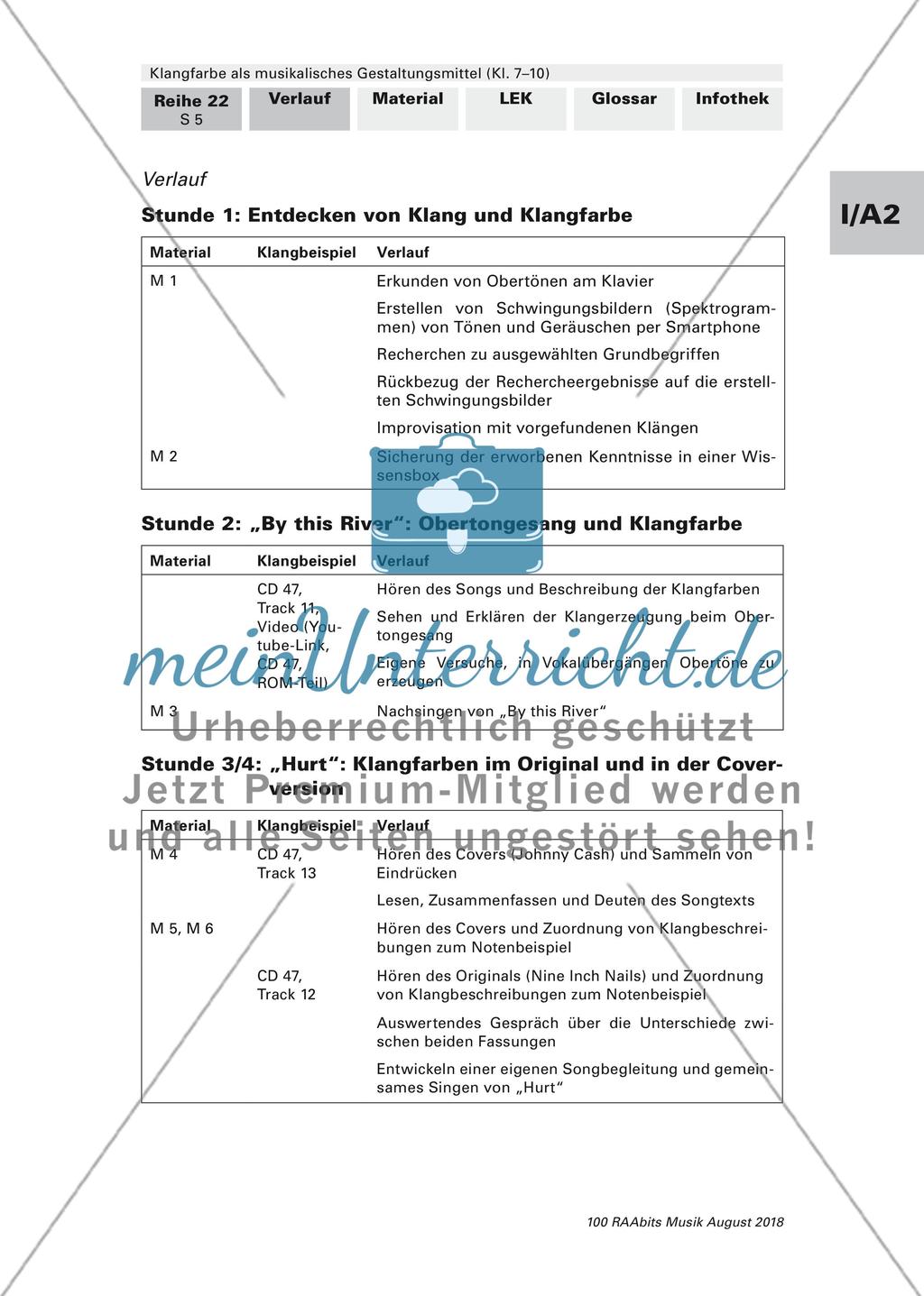 Einführung und Verlauf der Unterrichtseinheit Preview 5