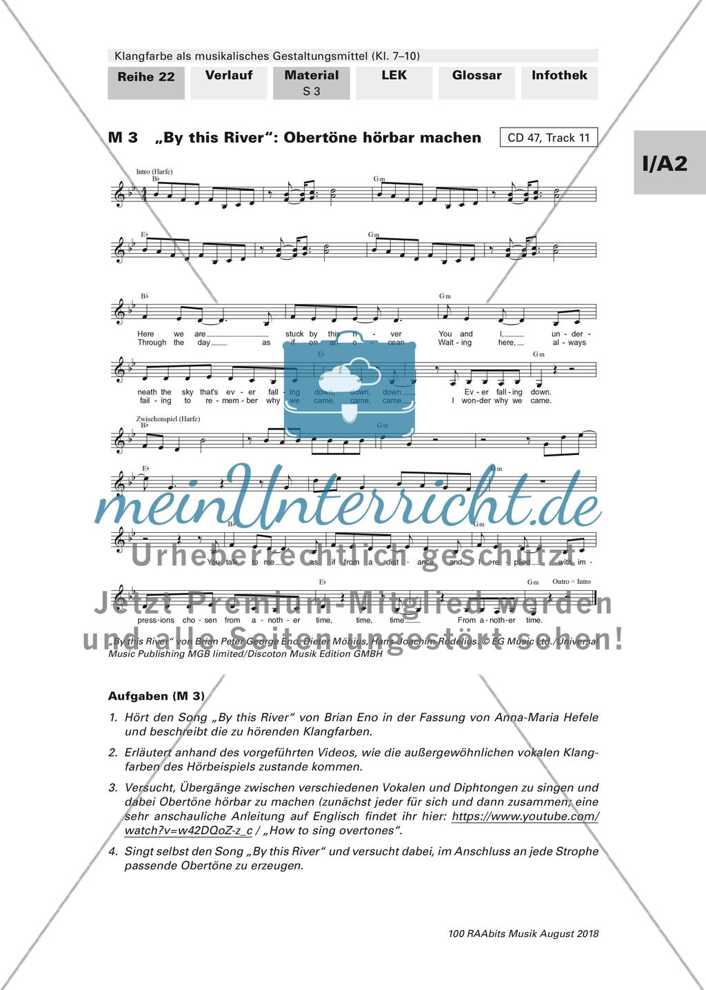 Klangfarbe als musikalisches Gestaltungsmittel: Material Teil 1 Preview 3