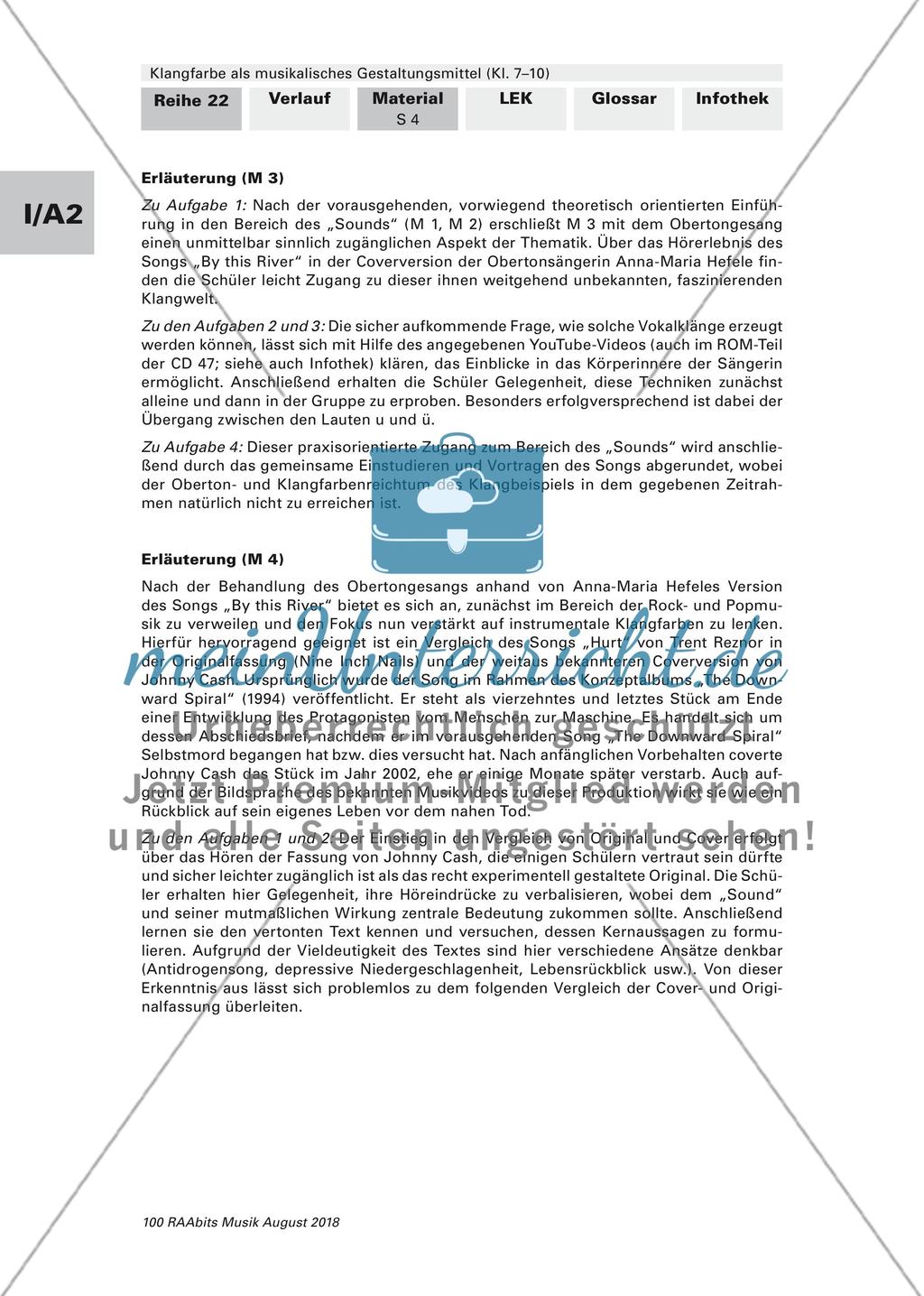 Klangfarbe als musikalisches Gestaltungsmittel: Material Teil 1 Preview 4