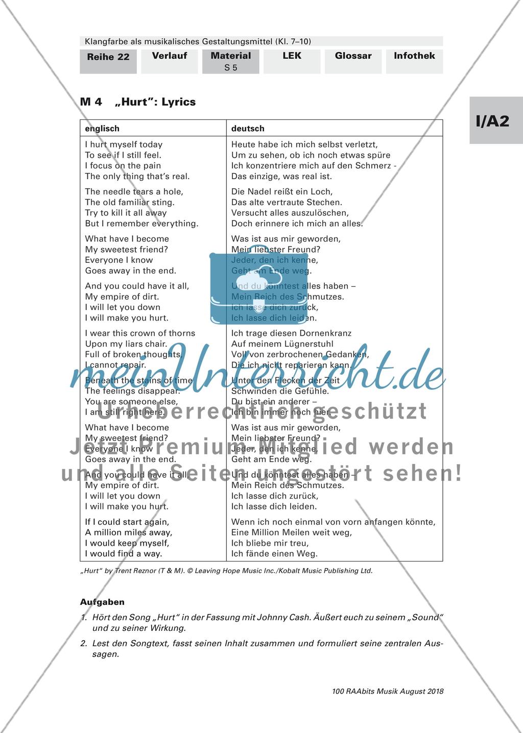 Klangfarbe als musikalisches Gestaltungsmittel: Material Teil 1 Preview 5