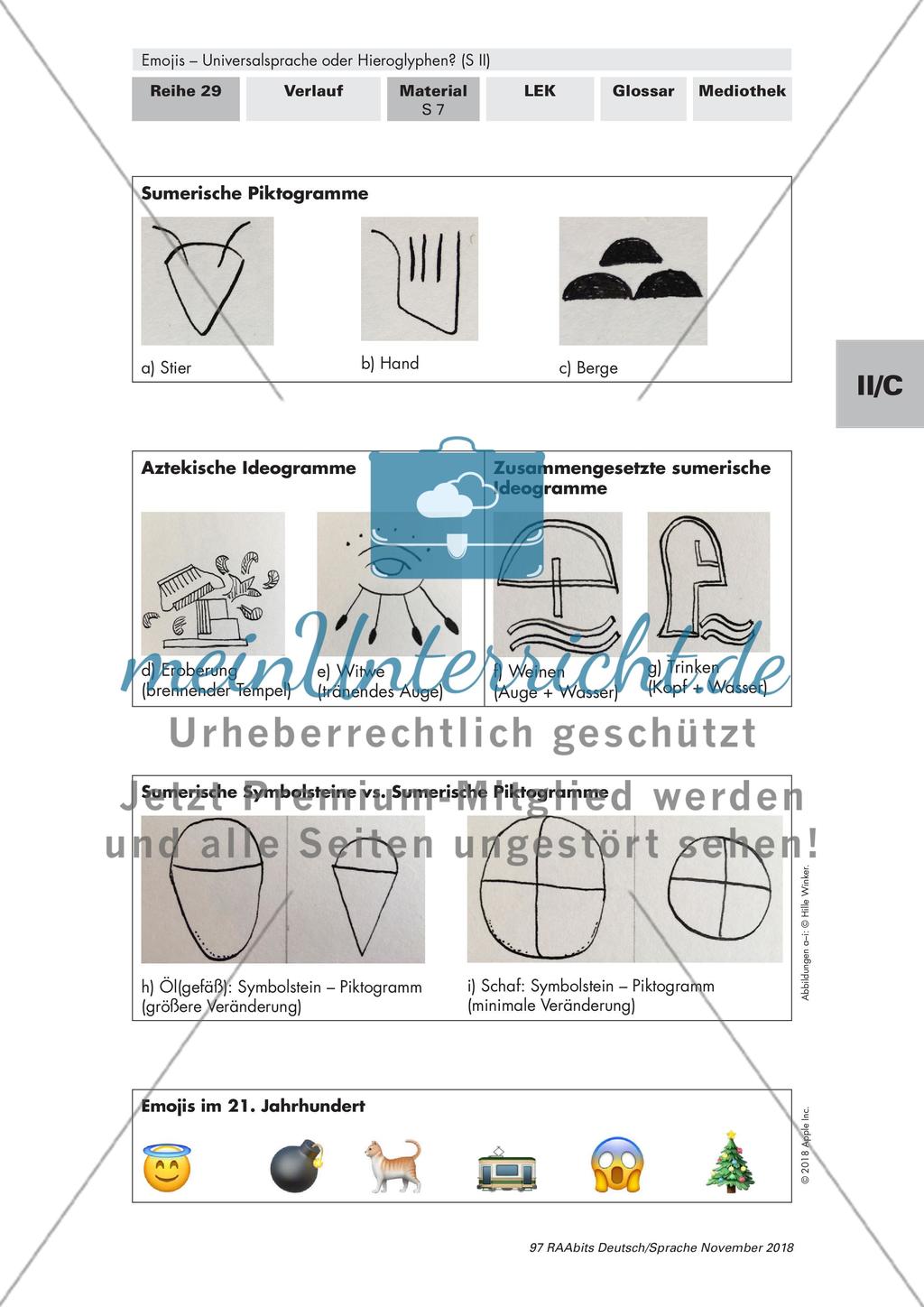Logografische Grundstruktur und sprachhistorische Hintergründe von Emojis Preview 2