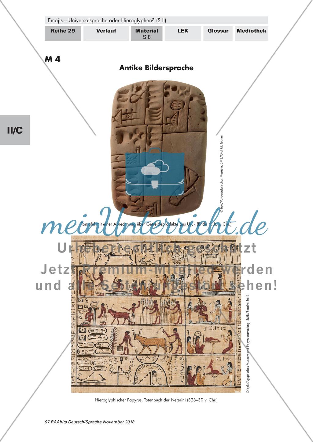 Logografische Grundstruktur und sprachhistorische Hintergründe von Emojis Preview 3
