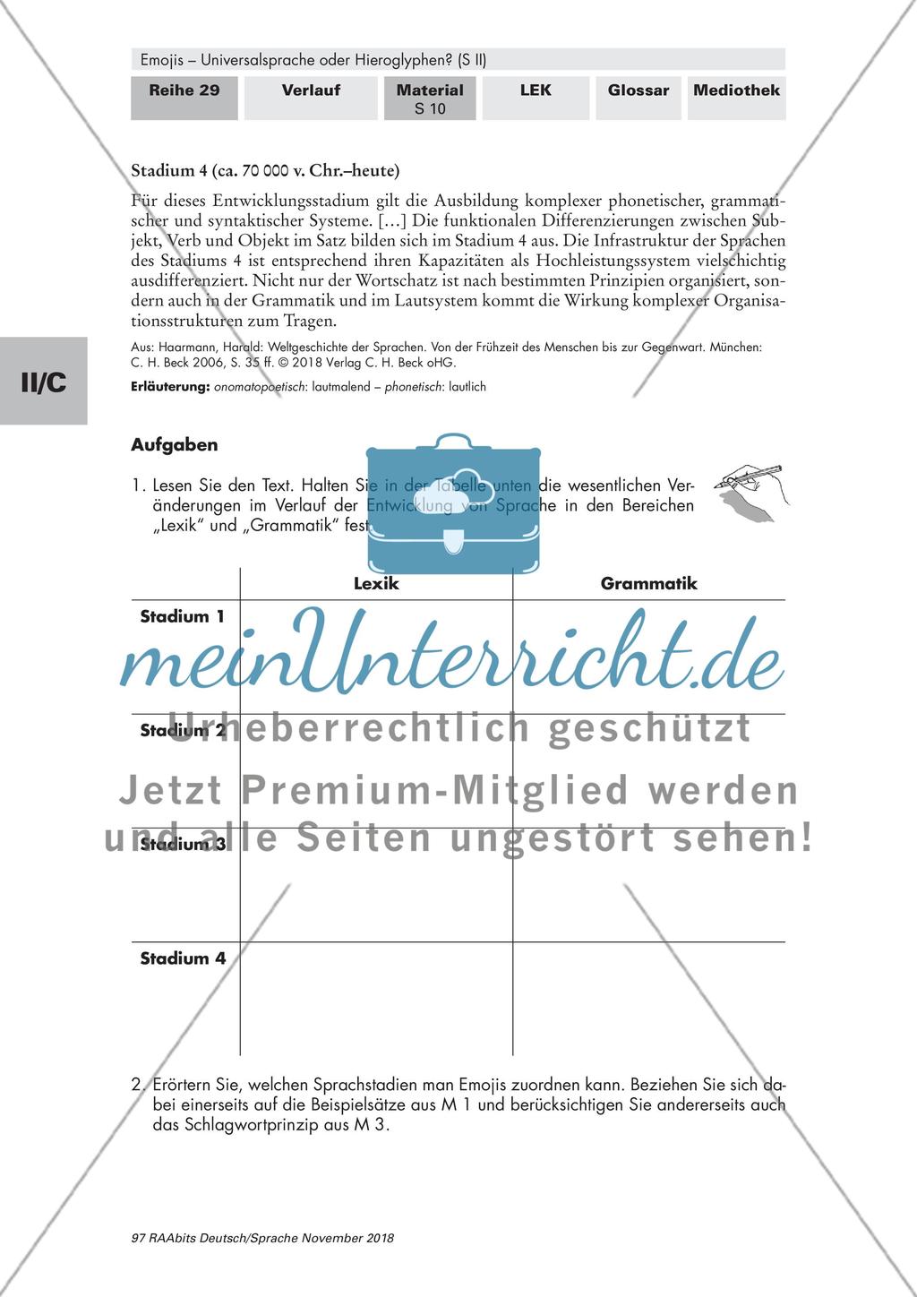 Logografische Grundstruktur und sprachhistorische Hintergründe von Emojis Preview 5
