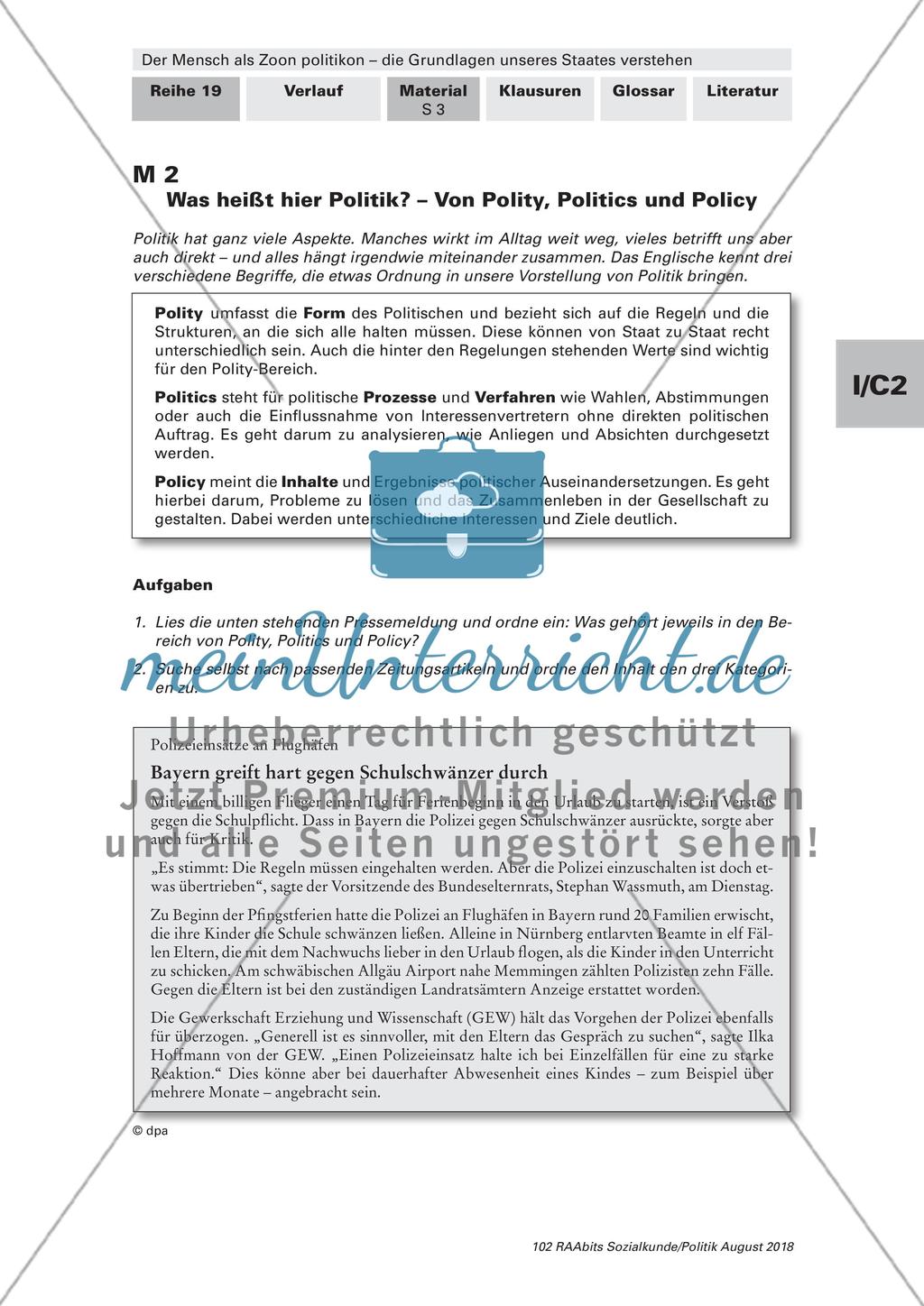 Zusammenhang von Staat und Gesellschaft Preview 2