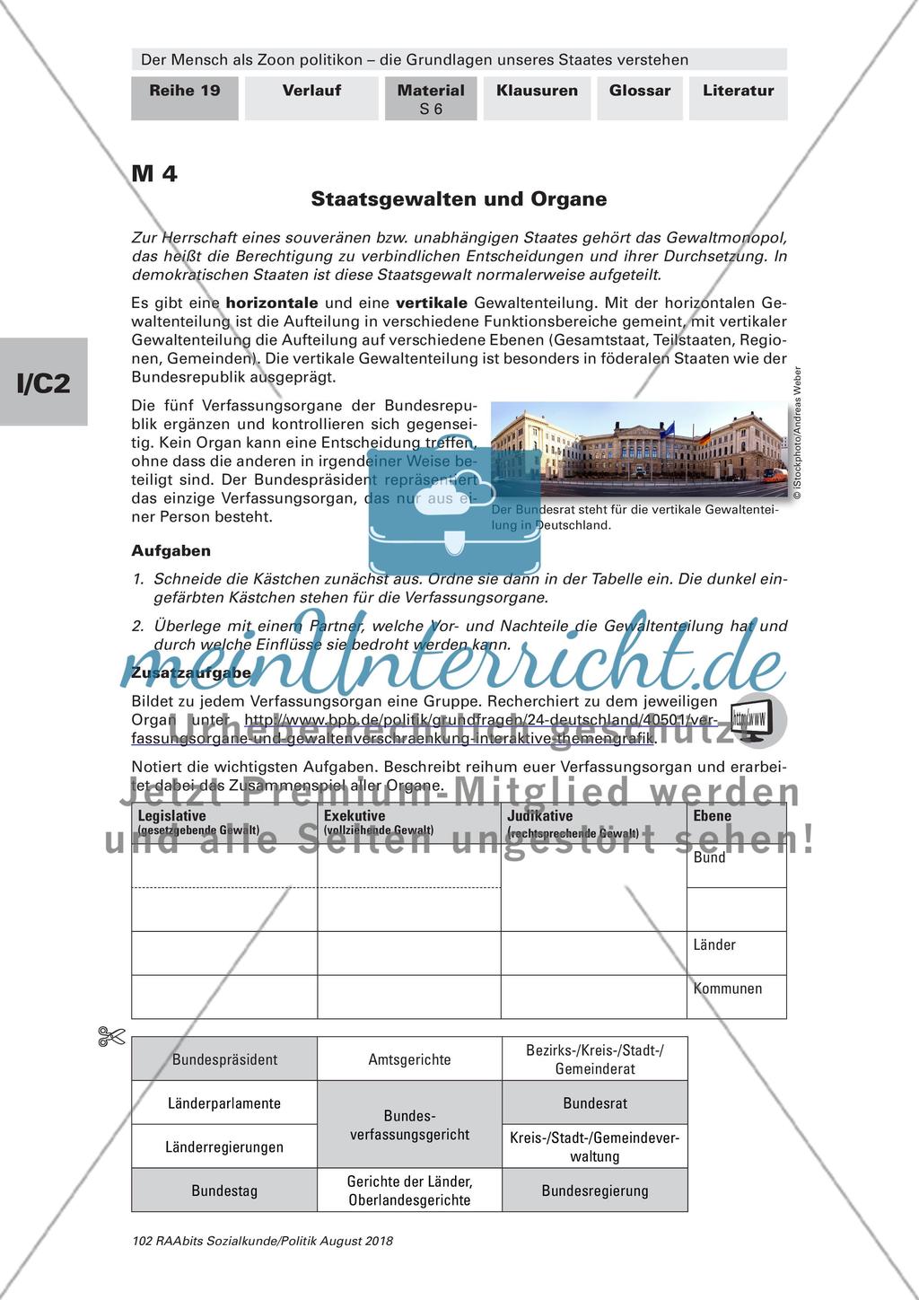 Zusammenhang von Staat und Gesellschaft Preview 5