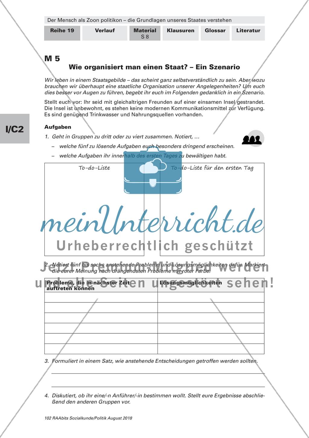 Zusammenhang von Staat und Gesellschaft Preview 7