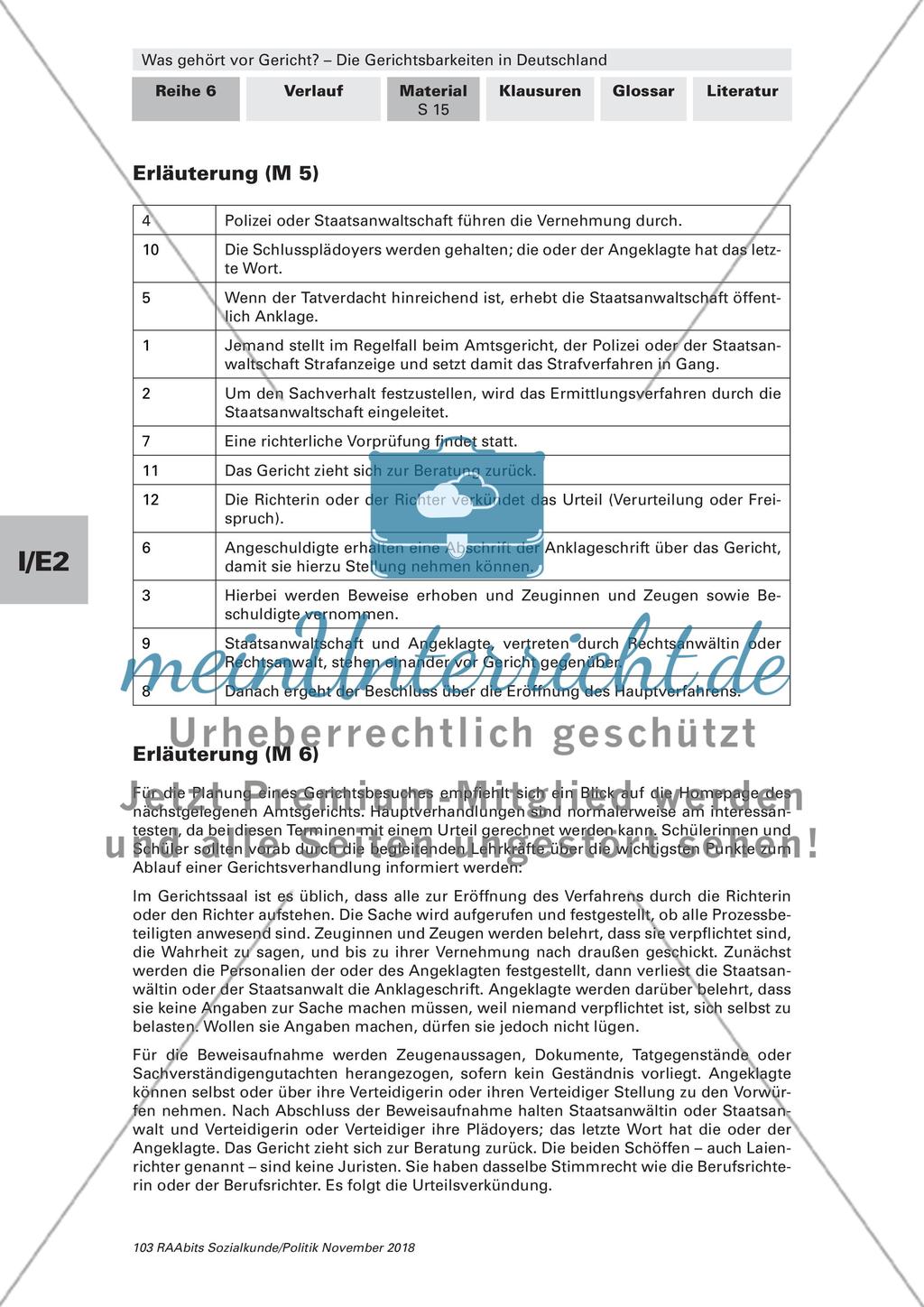 Ablauf und Gegenüberstellung von Straf- und Zivilverfahren Preview 4