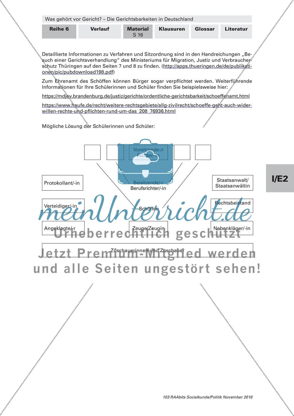 Ablauf und Gegenüberstellung von Straf- und Zivilverfahren Preview 5