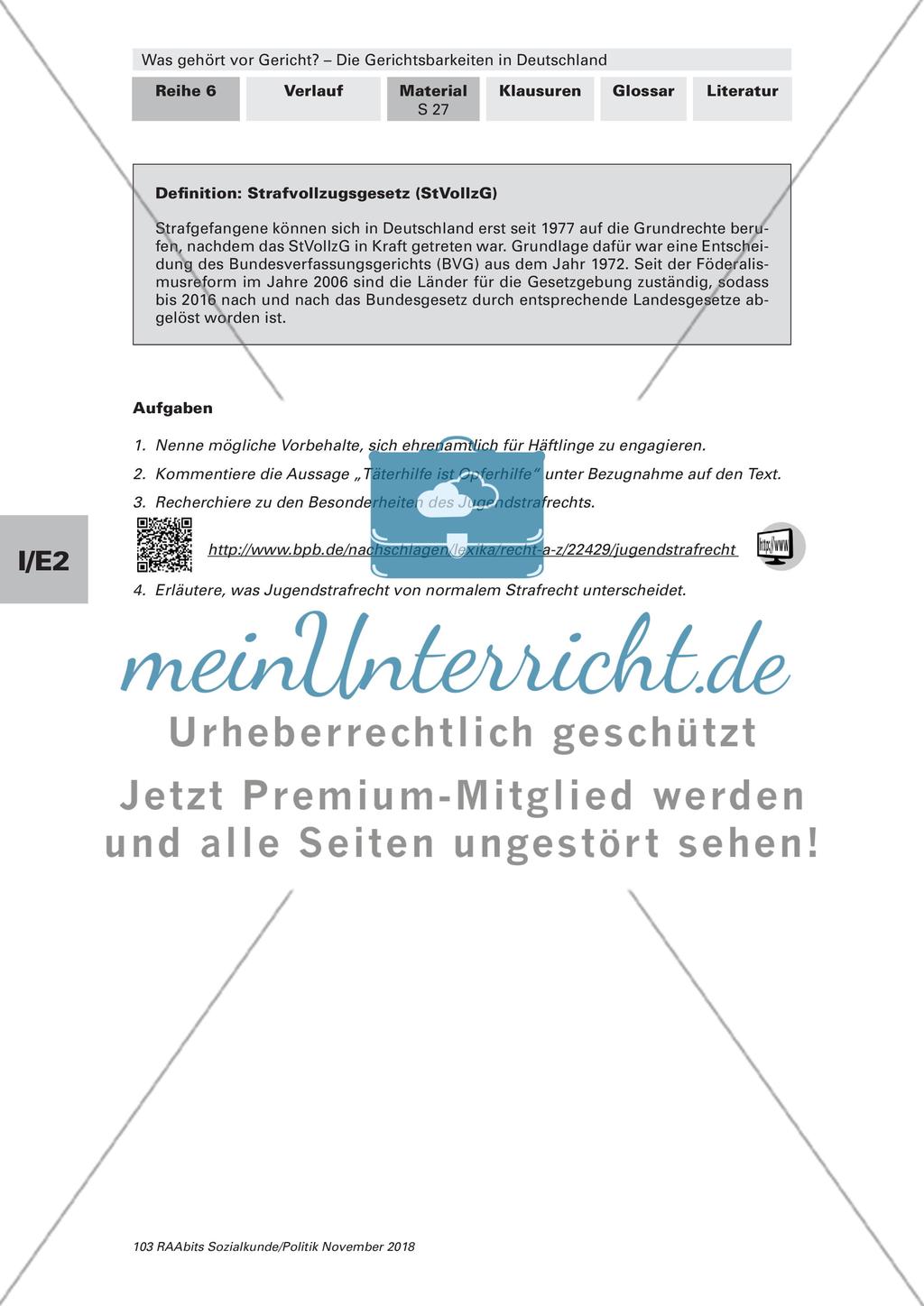 Gerichtsberichterstattung und Umgang mit Strafgefangenen Preview 3