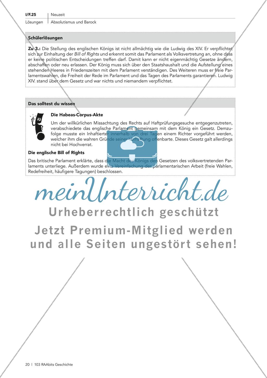 Absolutismus und Merkantilismus Preview 14
