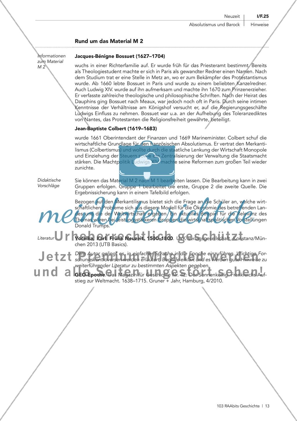 Absolutismus und Merkantilismus Preview 7