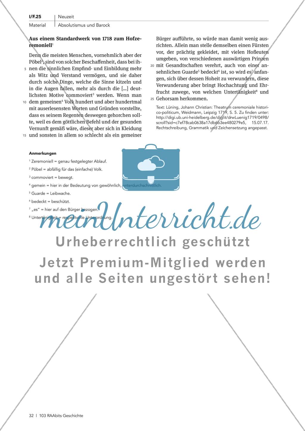 Besonderheiten der Ständegesellschaft Preview 10