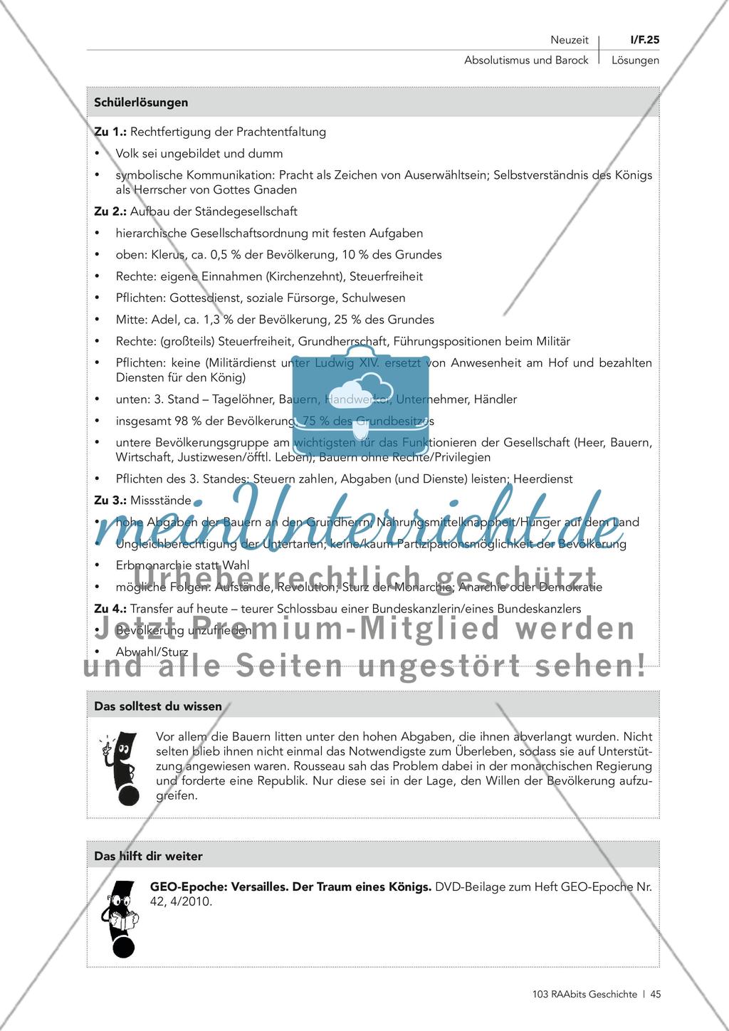 Besonderheiten der Ständegesellschaft Preview 23
