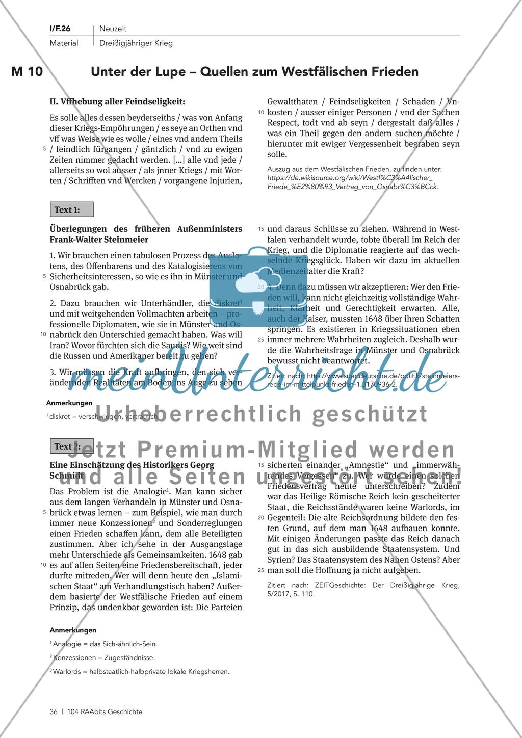 Von den Schrecken des Krieges bis zum Westfälischen Frieden Preview 18