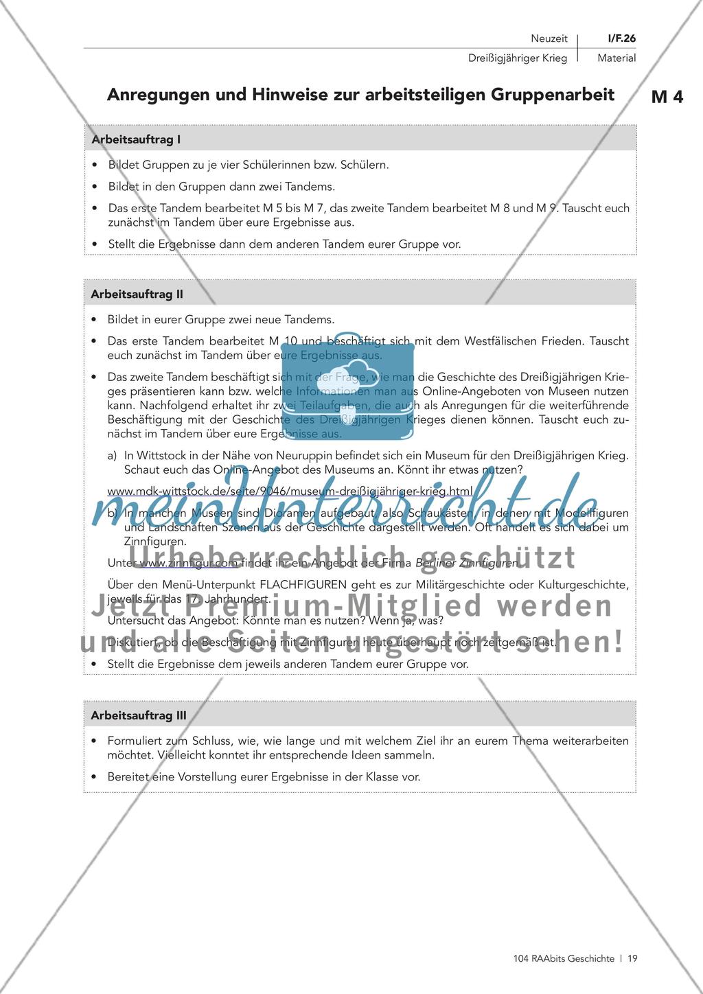 Von den Schrecken des Krieges bis zum Westfälischen Frieden Preview 1